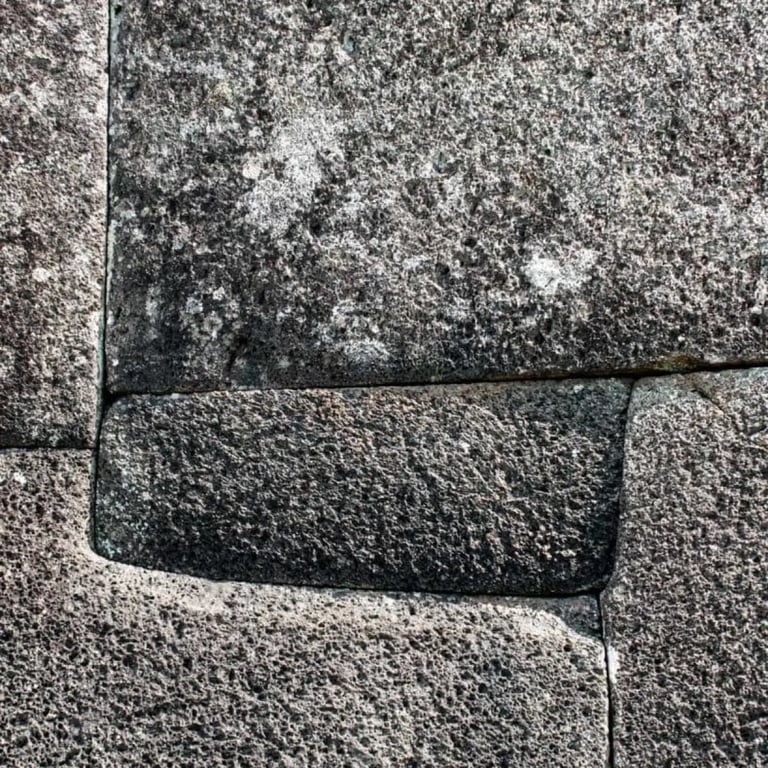 Stonework Rapa Nui Megalithic Wall Resembles Pre Colombian Architecture — Ahu Vinapu