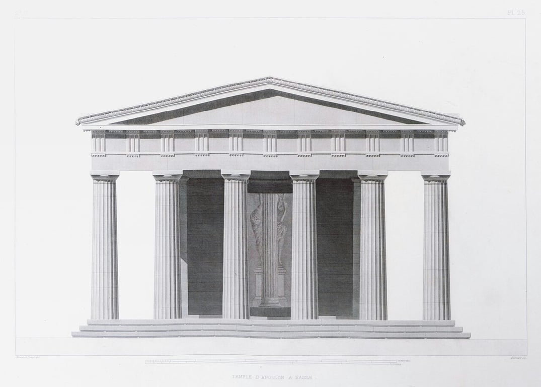 Temple Of Apollo Epicurius At Bassae Reconstructio 143 Wm 149847201 — Temple of Apollo Epicurius at Bassae