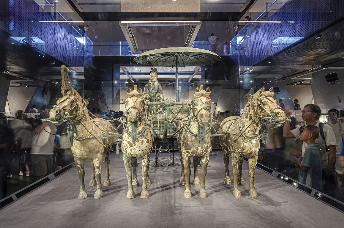 Terracotta Army Mausoleum Of T Bronze Chariot Hors 119 Wm 175012907 — Terracotta Army, Mausoleum of the First Qin Emperor