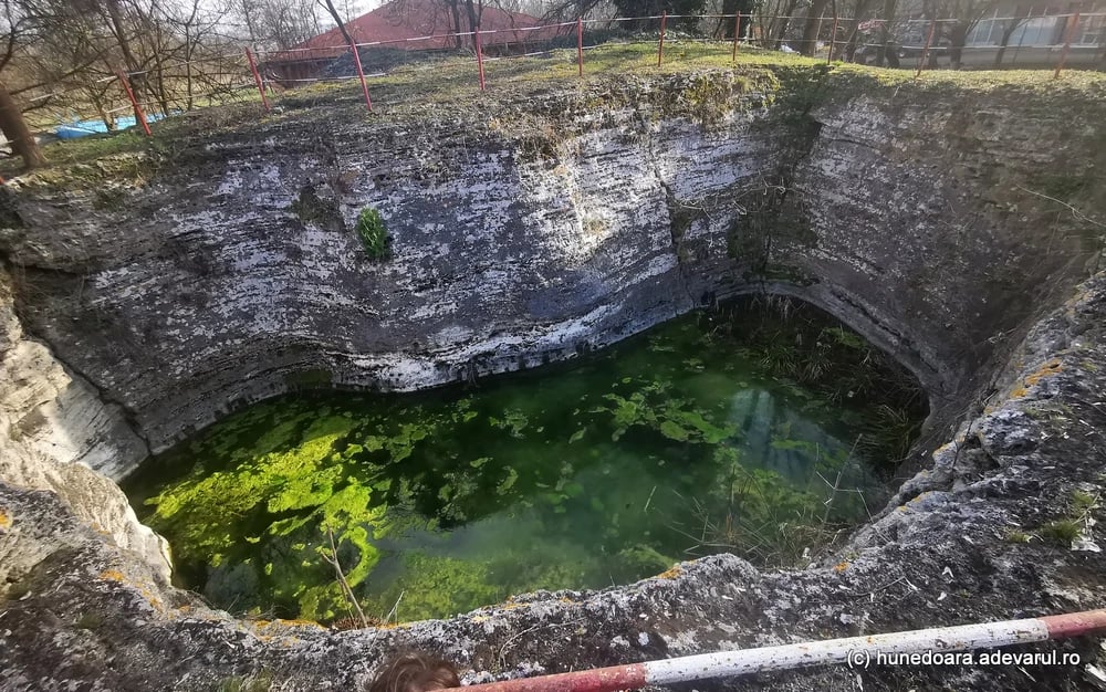 Thermal Springs Ancient Stone Basin — Ad Aquas (Călan)
