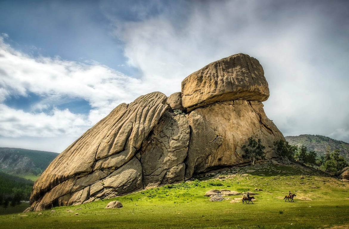Turtle Rock Terelj National Park Megalithic Stone — Turtle Rock