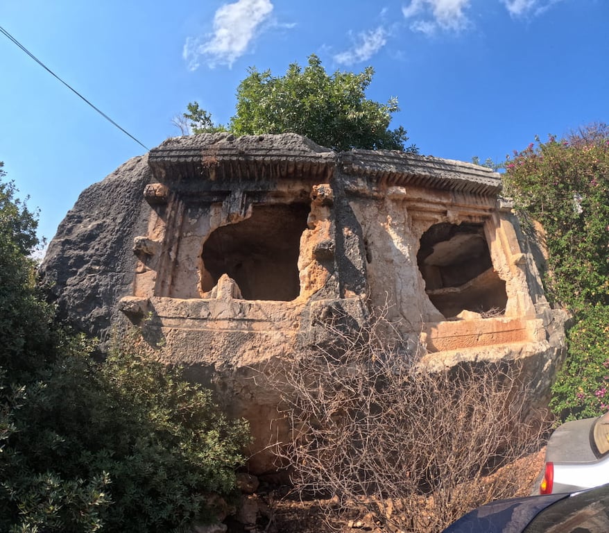 Urbanized Integrated Lycian Stone Monuments — Dolochiste Submerged City