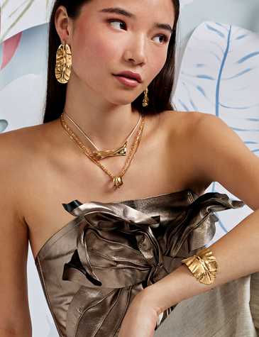 Mignon Faget bronze sculptural jewelry