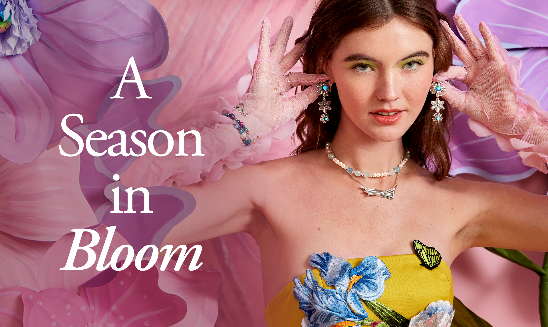 Mignon Faget bursting into blooms