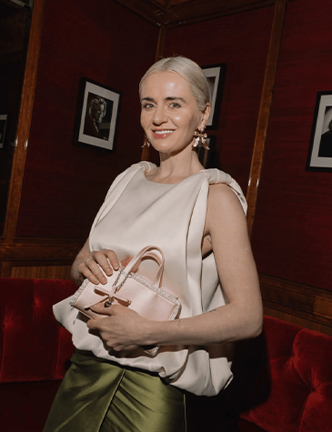 Bow Dangle Freshwater Pearl Earrings in Bronze