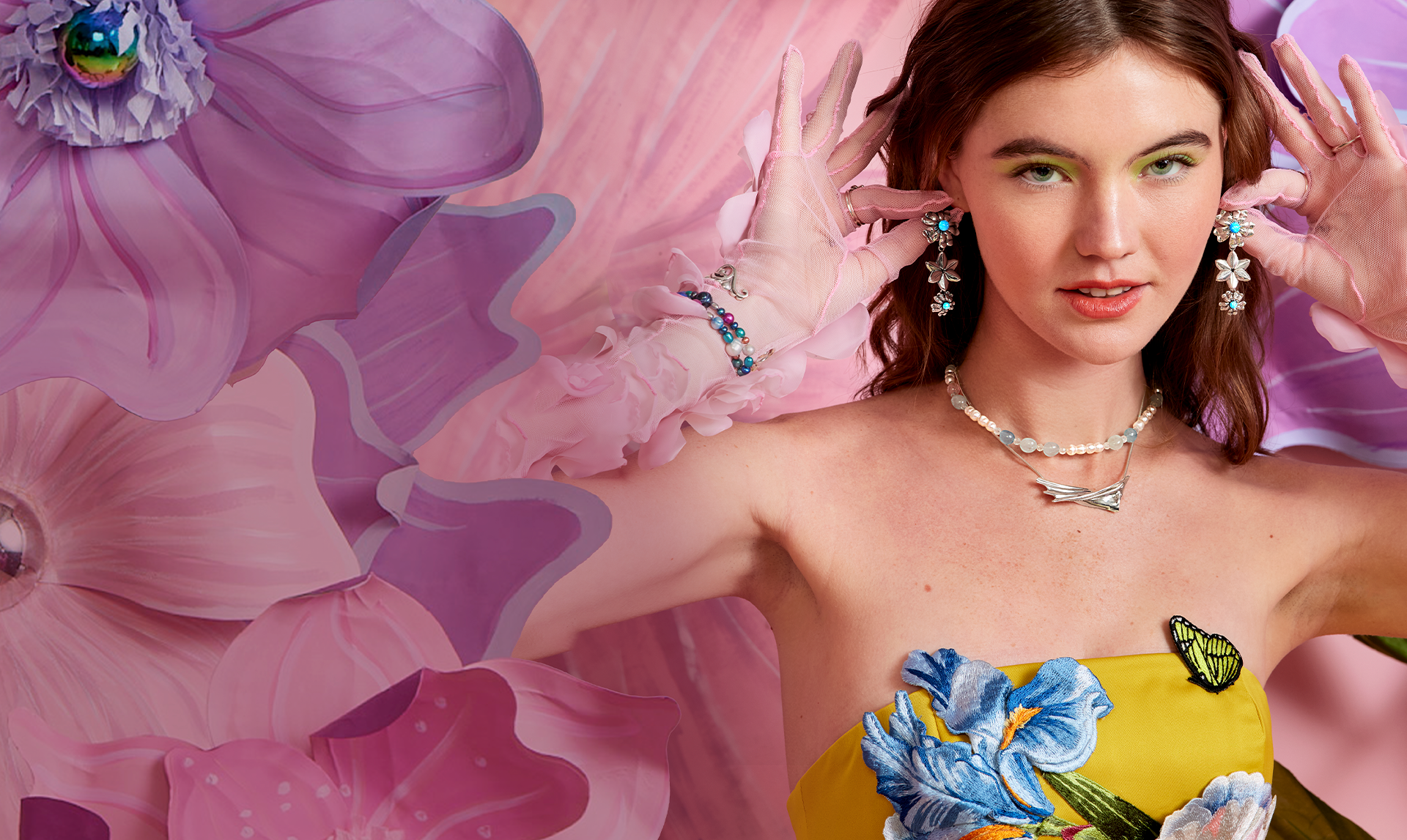 Mignon Faget bursting into blooms