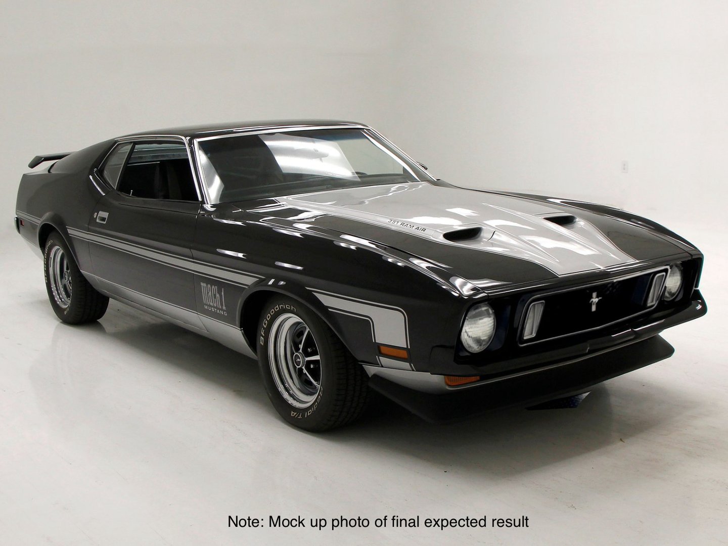 1973 Ford Mustang Coupe Fastback Mach 1 Ram Air 5.7 Petrol RWD AT LHD