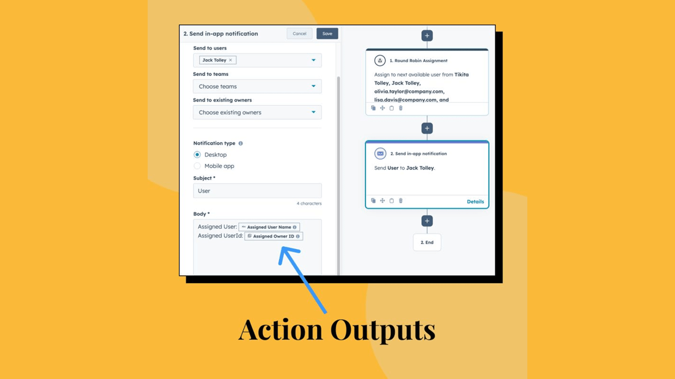 How to Use HubSpot Workflow Action Outputs (And Why They Matter)
