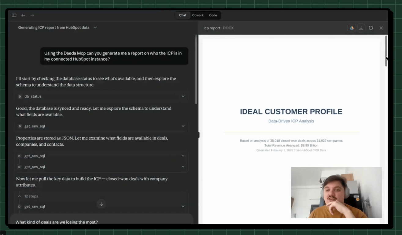 Give Claude Access to Your Entire HubSpot Instance — ICP Report in 7 Minutes