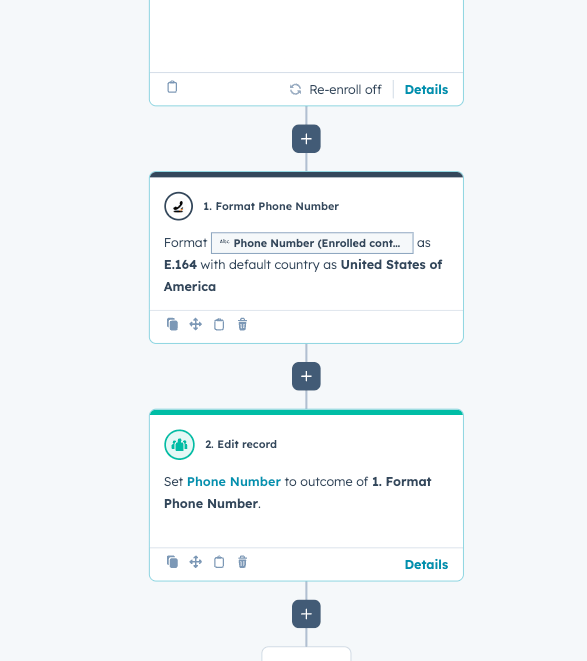 Full format workflow