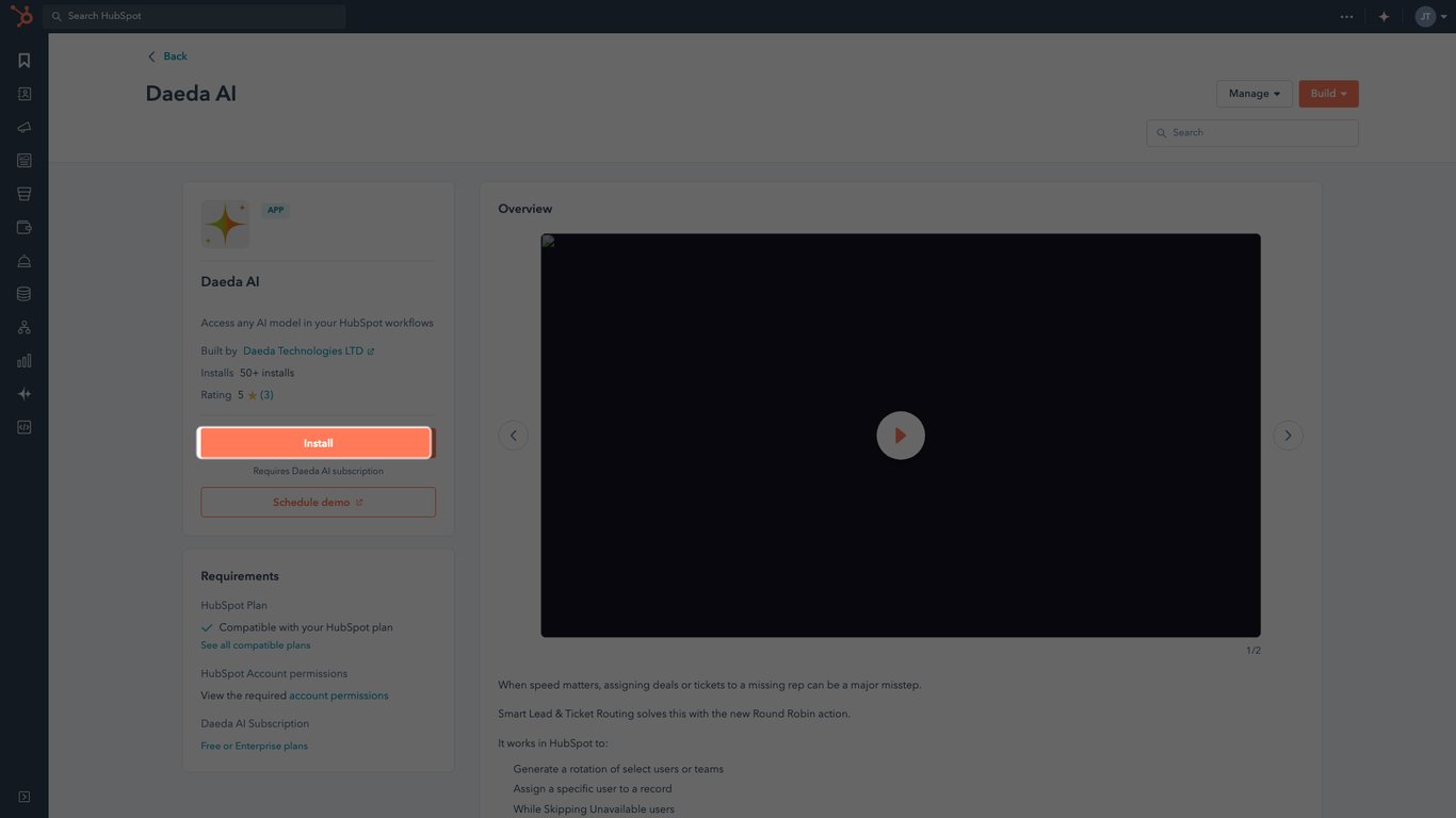 Click Install Button