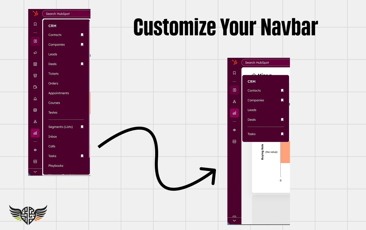HubSpot Custom NavBar: Hide the Clutter and Tailor Your Sidebar Navigation