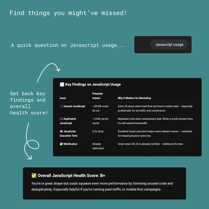 Page Insights GPT - AI Tools project screenshot showing the interface