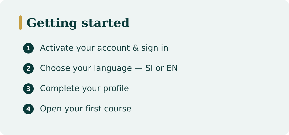 Getting started on Elementum in four steps
