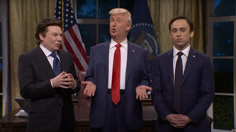 Watch: SNL Spoofs Musk-Rubio Clash Mediated by Trump