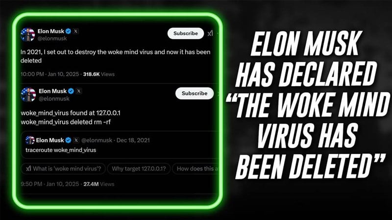 Elon Musk Has Declared ‘The Woke Mind Virus Has Been Deleted,’ Alex Jones Agrees and Lays Out Why It’s Critical to Let the Globalist Death Cult Know They Have Been Defeated — Must Watch/Share Analysis