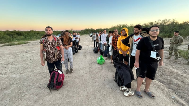 Dozens of ‘Special Interest Aliens’ Among Massive Group of Illegals Caught Crossing Into Texas