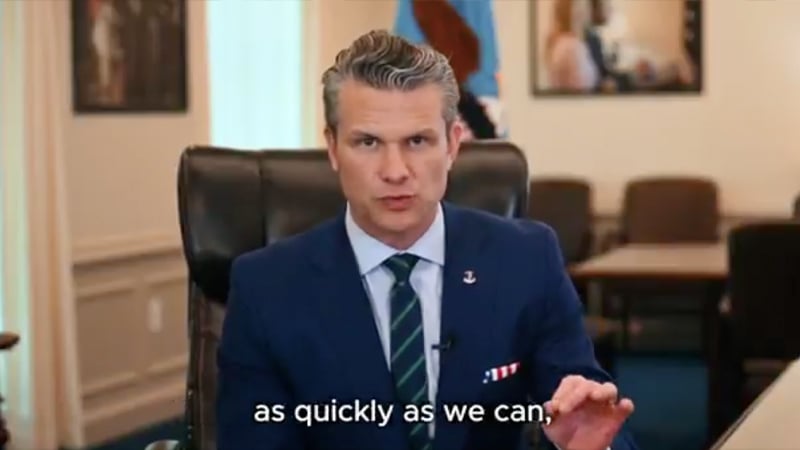 Defense Sec. Hegseth Apologizes to Military Over Biden Vaccine Mandates, Vows to Reinstate Troops