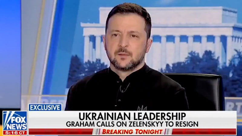 Watch: Zelensky Left Stunned After Seeing Ukraine War Cheerleader Sen. Lindsey Graham Turn Against Him