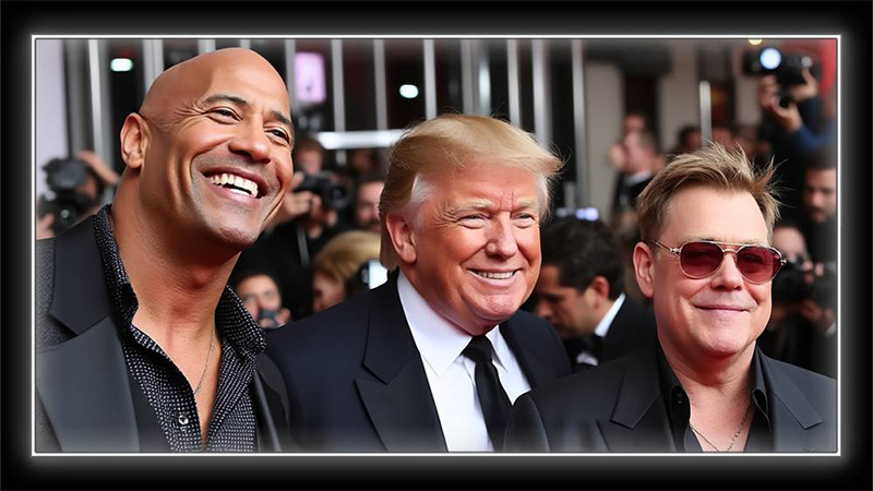 BREAKING: The Harris Campaign is Now in Total Freefall— Hundreds of Top Celebrities Like The Rock & Elton John are Now Endorsing Trump— We are Witnessing a Total Political Realignment