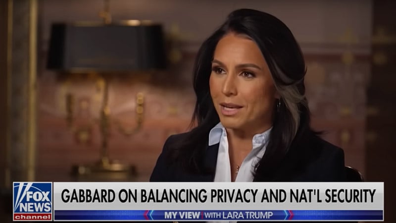DNI Tulsi Gabbard: Weaponization of Government Has Created ‘Greater National Security Risk’