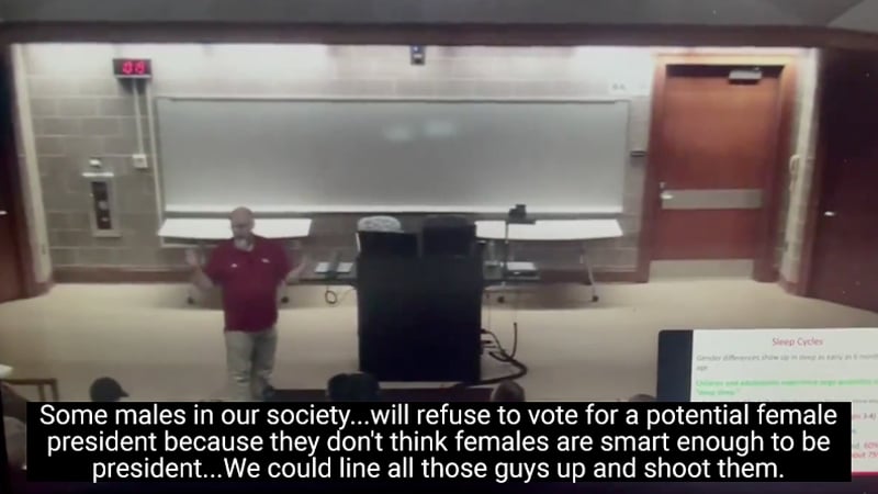 Univ. of Kansas Prof. Who Said Male Trump Supporters Should be ‘Lined Up and Shot’ Put on Leave