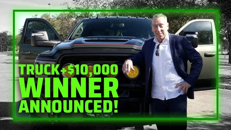 BREAKING: The Alex Jones Store Raffle Winner Announced— Given RAM Truck & ,000 Cash LIVE On-Air!