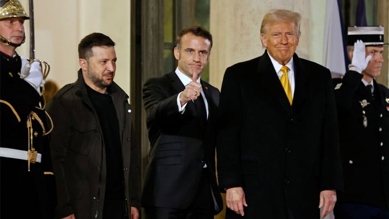 Watch Live: Trump Meets Macron & Zelensky At Notre Dame Reopening