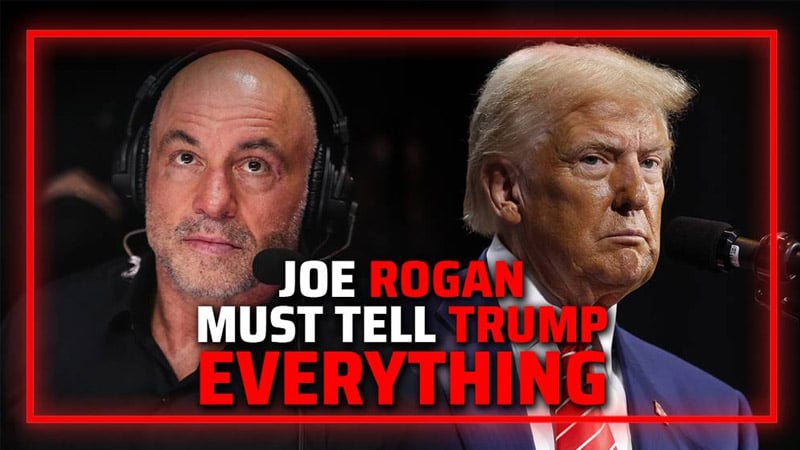 Joe Rogan MUST RAISE The Harris-Biden Plan For Martial Law When He Interviews Trump Friday