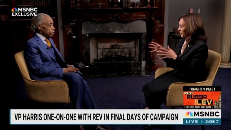 WATCH: Harris Says Men Who Won’t Vote for Her Are Misogynists