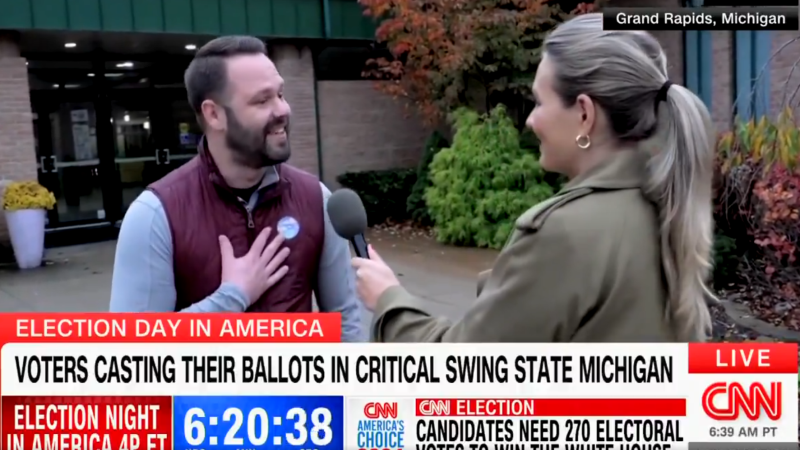 Typical Democrat: Kamala Voter Tears Up On CNN, Says Daughters’ Right To Abortion Was Key Issue