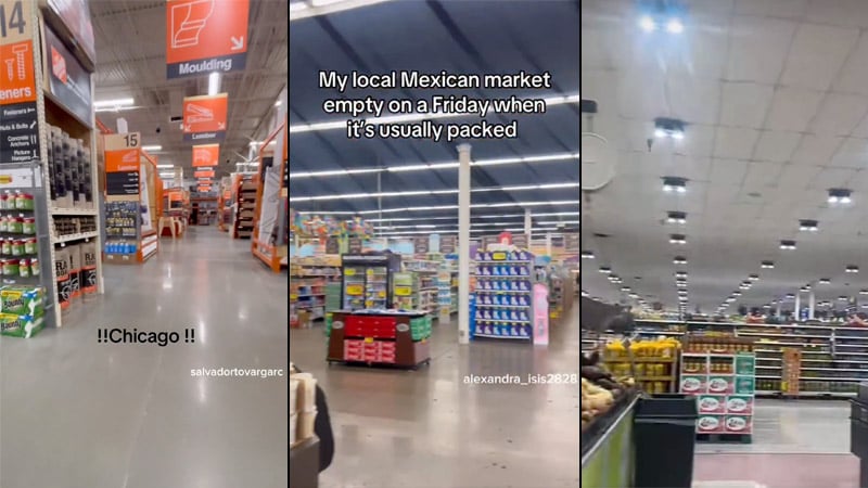 Watch: Businesses Suddenly EMPTY as Illegal Aliens HIDE From ICE Raids