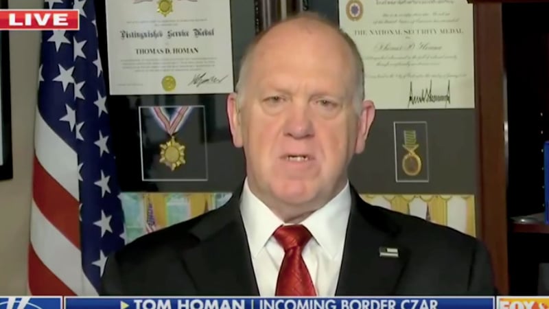 ‘Don’t Cross That Line’: Trump Border Czar Tom Homan Warns Mayors & Governors Harboring Illegals a Felony