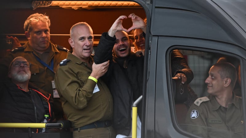 Six Israelis and Nearly 500 Palestinians Freed in Final Phase 1 Ceasefire Exchange