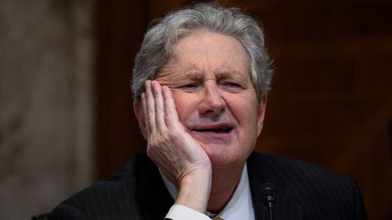 Sen. Kennedy GRILLS FBI Director Wray About Lack Of Investigations Into Epstein Clients