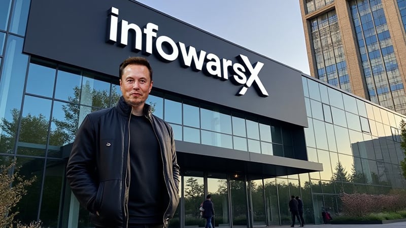 ‘Great Idea!’ Alex Jones Supports Elon Musk Placing Bid on Infowars