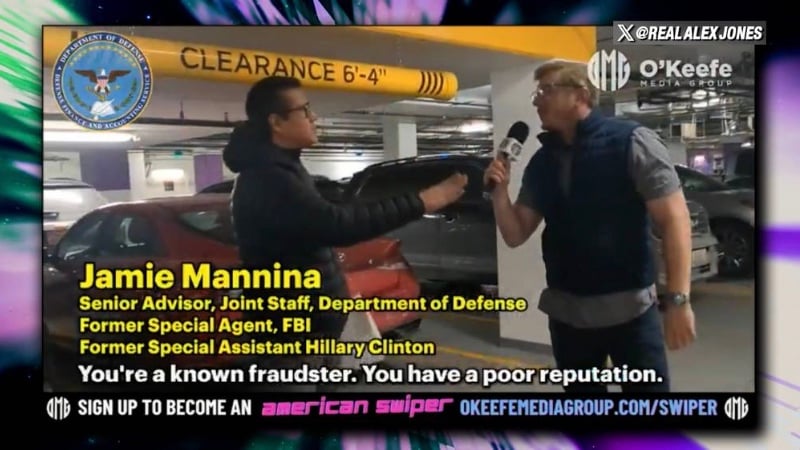 INCREDIBLE MUST-WATCH CONFRONTATION! After Catching A Top-Level Pentagon Official Plotting To Stage A Coup Against President Trump’s Incoming Administration, James O’Keefe Publicly Questions The DOJ/ FBI/ CIA Operative