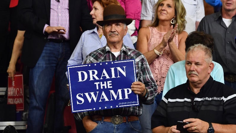 President Trump Officially Drains The Swamp Via Reduction of Federal Bureaucracy