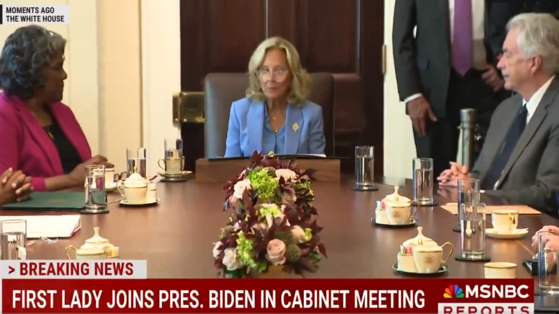 President Jill? Biden Roasted For Putting First Lady At Head Of First Cabinet Meeting In 11 Months