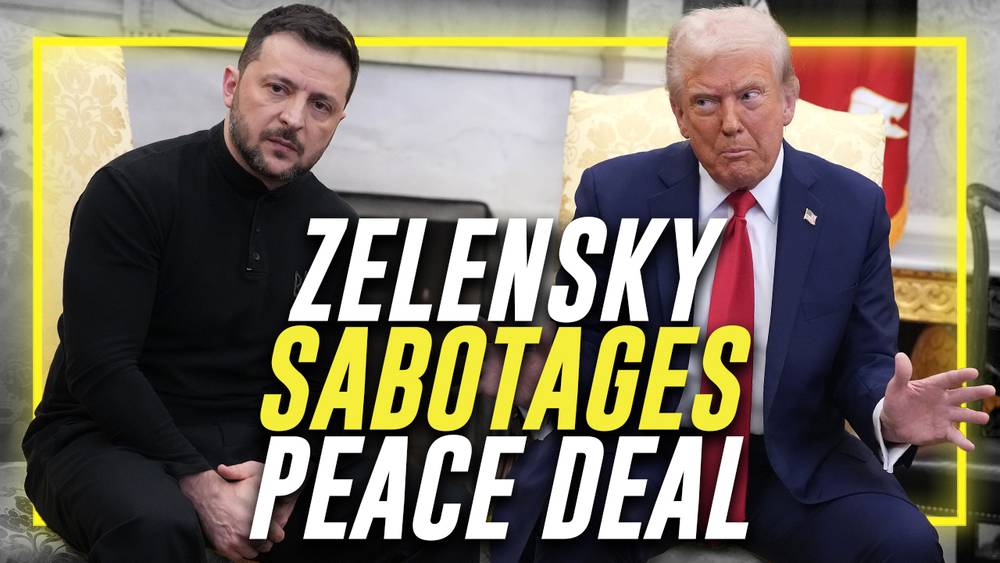 BREAKING: Trump Publicly Spanks Zelensky Again After The Dictator Sabotages Any Hope Of A Peace Deal With His Delusional Demands