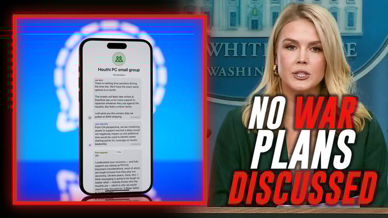 BREAKING VIDEO: WH Press Secretary Karoline Leavitt Releases Statement On Signal “Leak” Of Houthi War Plans