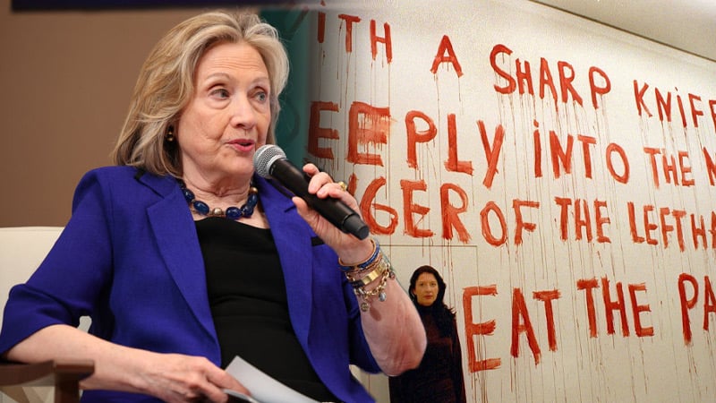 Hillary Clinton, Whose Campaign Manager Attended Satanic Spirit Cooking Rituals, Calls Trump ‘Weird’