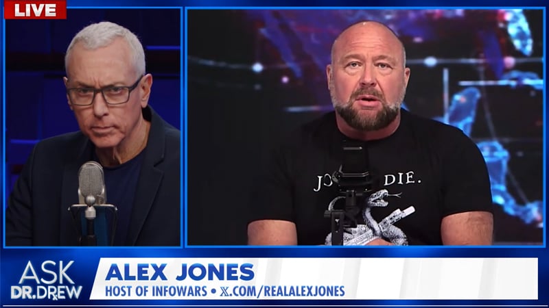 WATCH: Alex Jones On Dr. Drew LIVE
