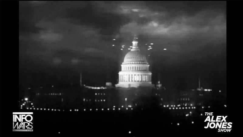 HISTORIC FOOTAGE: Watch UFOs Swarm The US Capitol In 1953 HISTORIC FOOTAGE: Watch UFOs Swarm The US Capitol In 1953