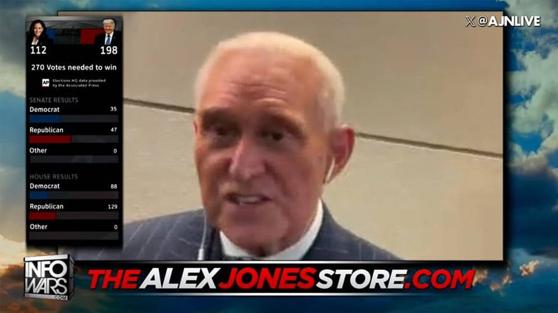 BREAKING EXCLUSIVE: Roger Stone Says Things Are Looking Good For Trump Victory — Globalist Heads Now Exploding