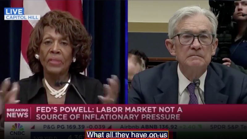 ‘We Don’t know What All They Have On Us’: Maxine Waters Slips Up During DOGE Hearing