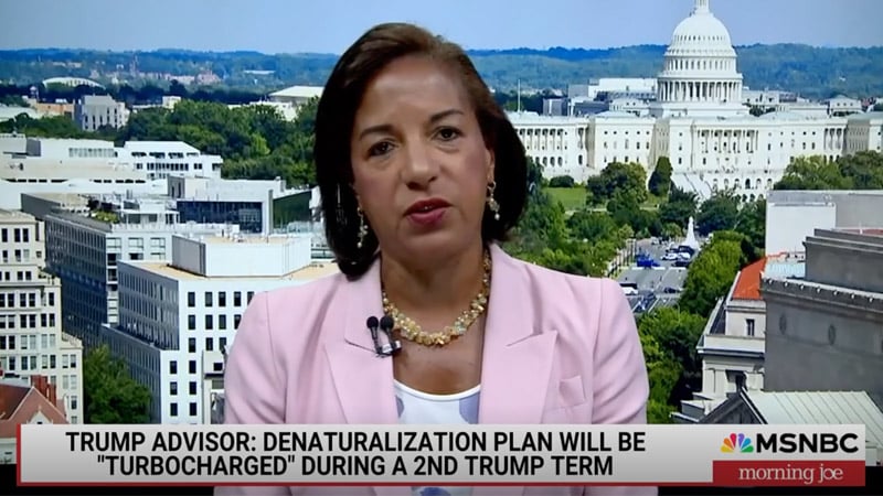 Susan Rice: Trump Will Carry Out ‘Mass Expulsions of American Citizens’