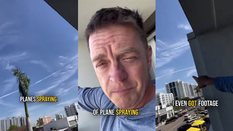 ‘Who’s Flying and Spraying and Creating These Fake Clouds in the Sky?’ Comedian Jim Bruer Urges Gov. DeSantis to Stop Chemtrails