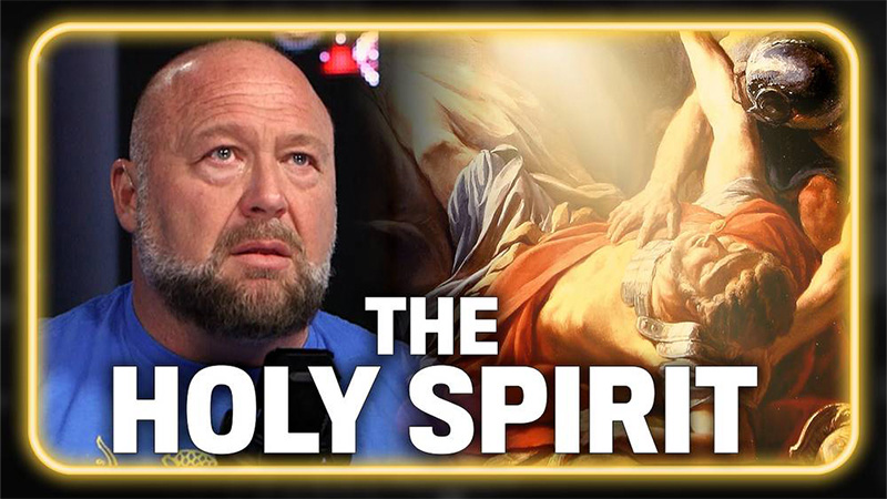 Alex Jones Gets Gobsmacked by The Holy Spirit