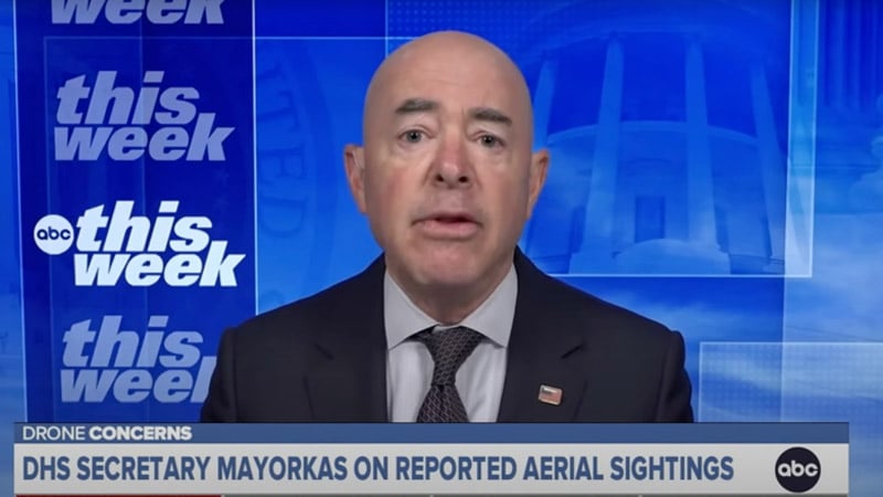 Mayorkas: ‘We Are Limited in Our Authorities’ to Take Down Drones